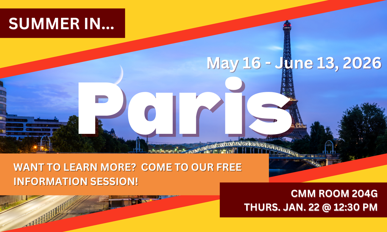 Info Session: Paris Summer 2026