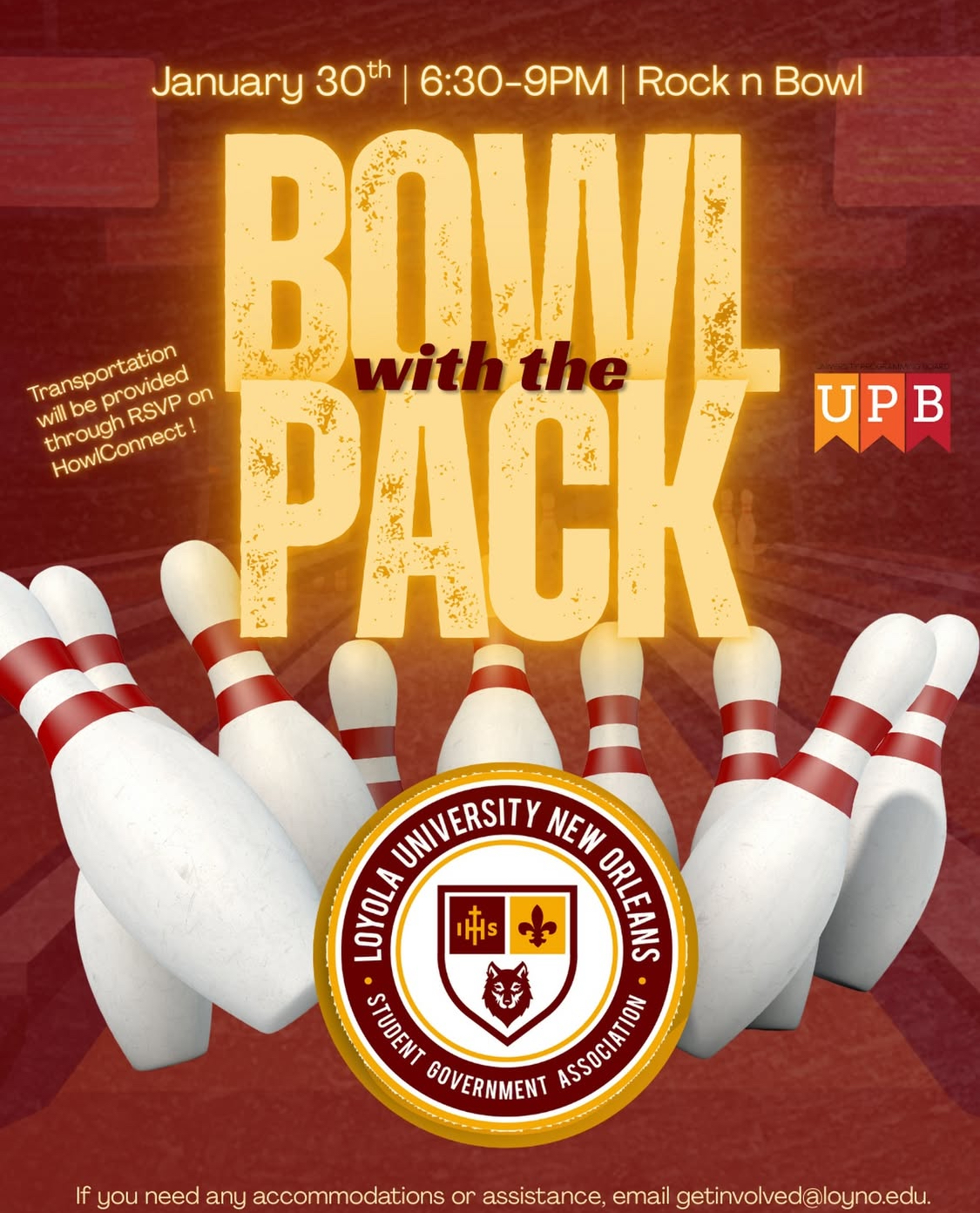 UPB 3rd Friday - Bowl with the Pack