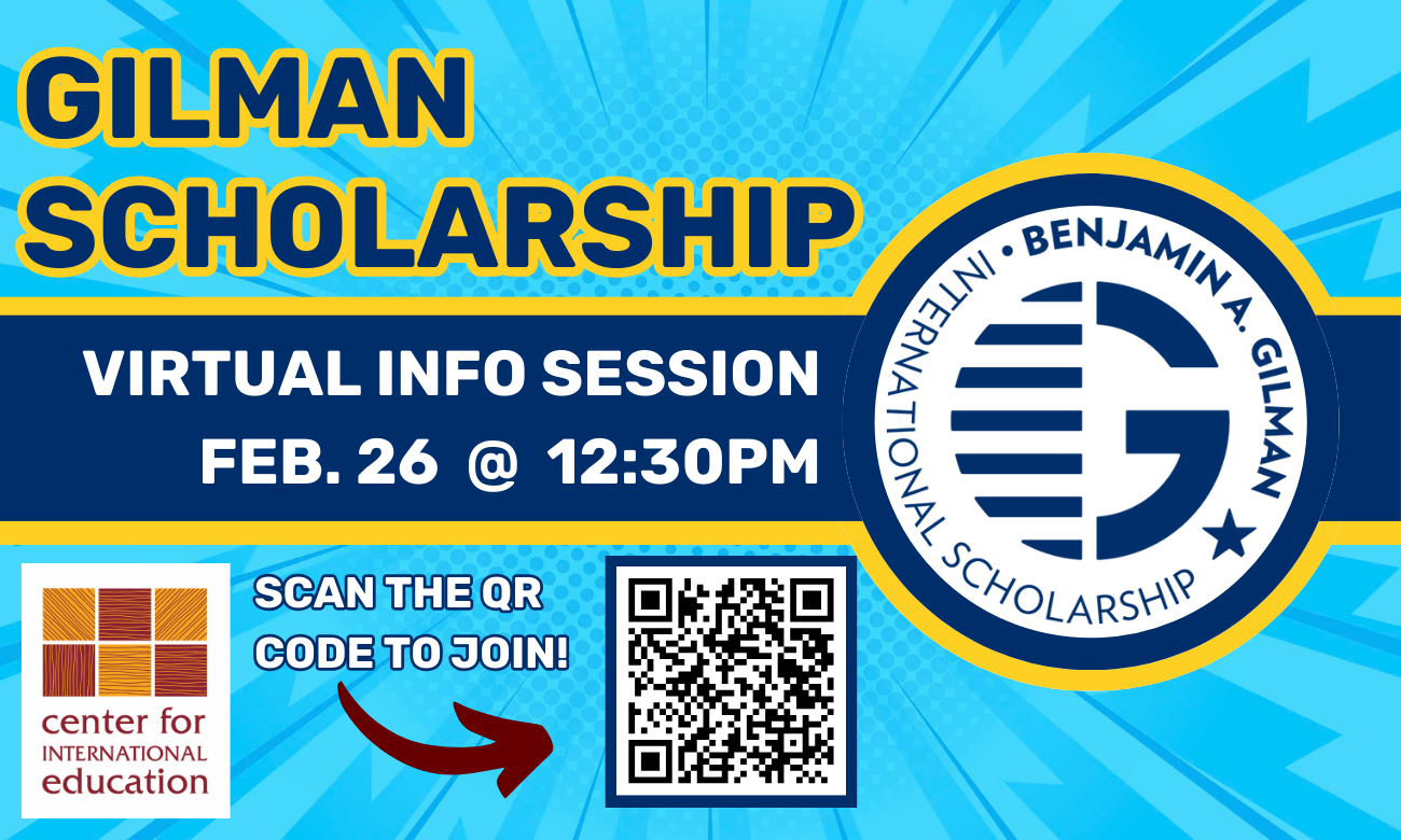 Gilman Scholarship Virtual Info Session