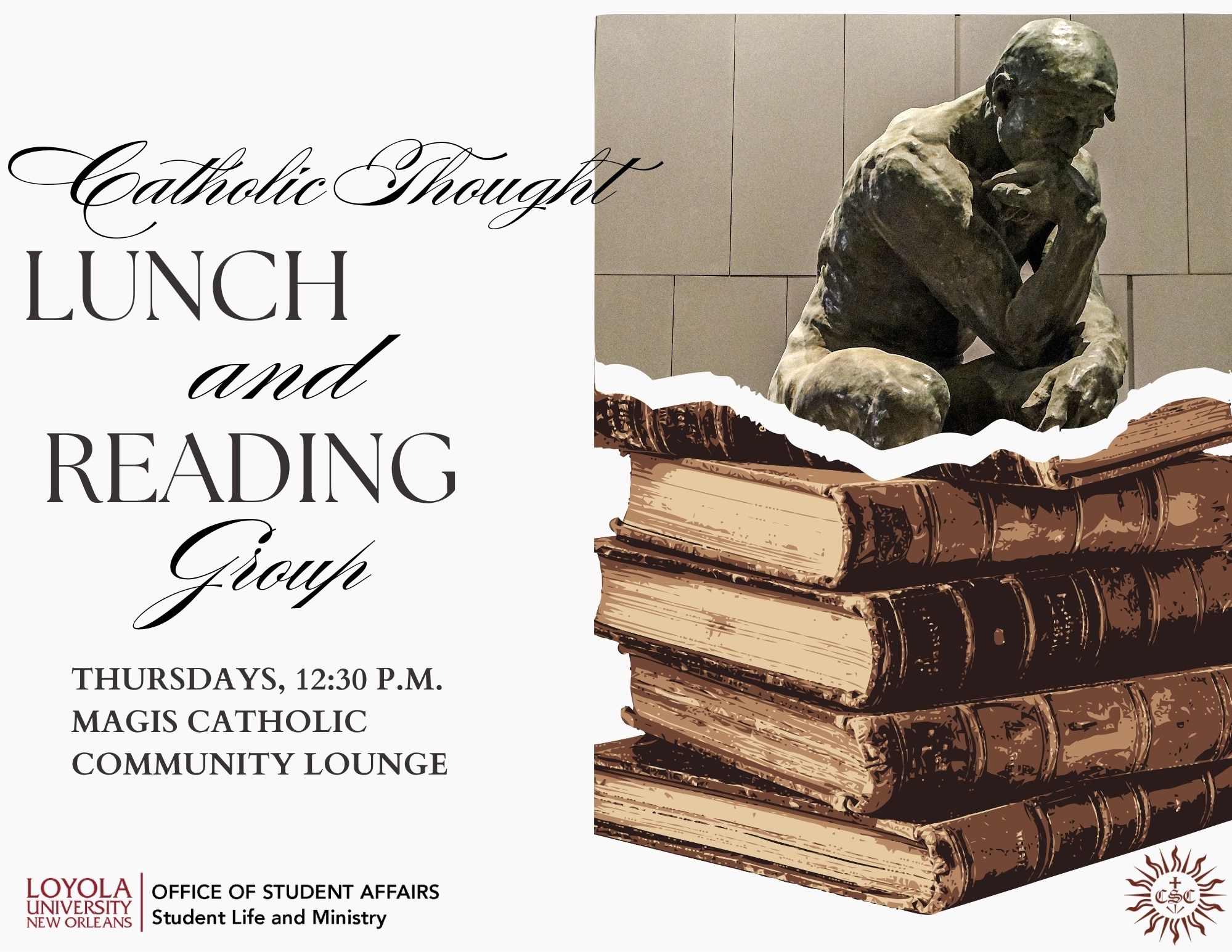 Catholic Thought Lunch and Reading Group