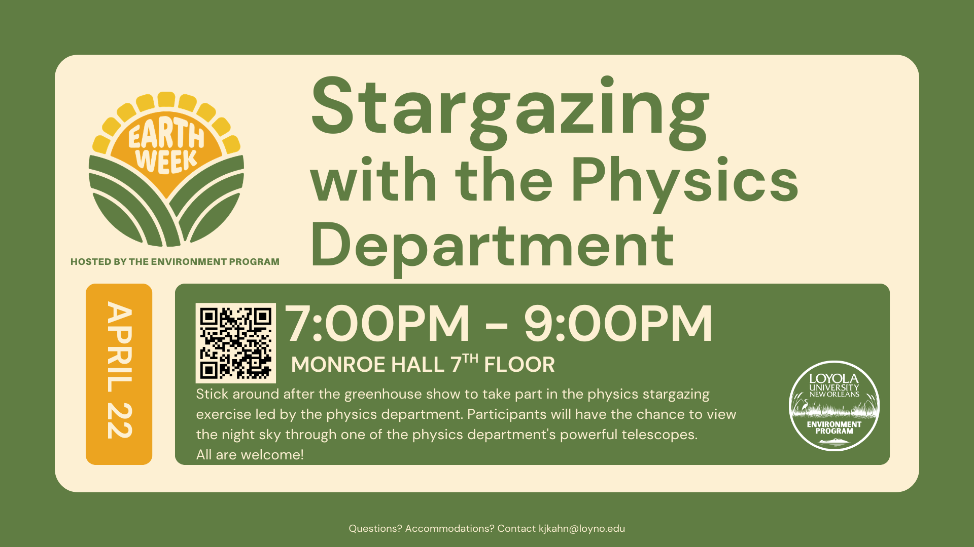 Stargazing in the Azby Greenhouse