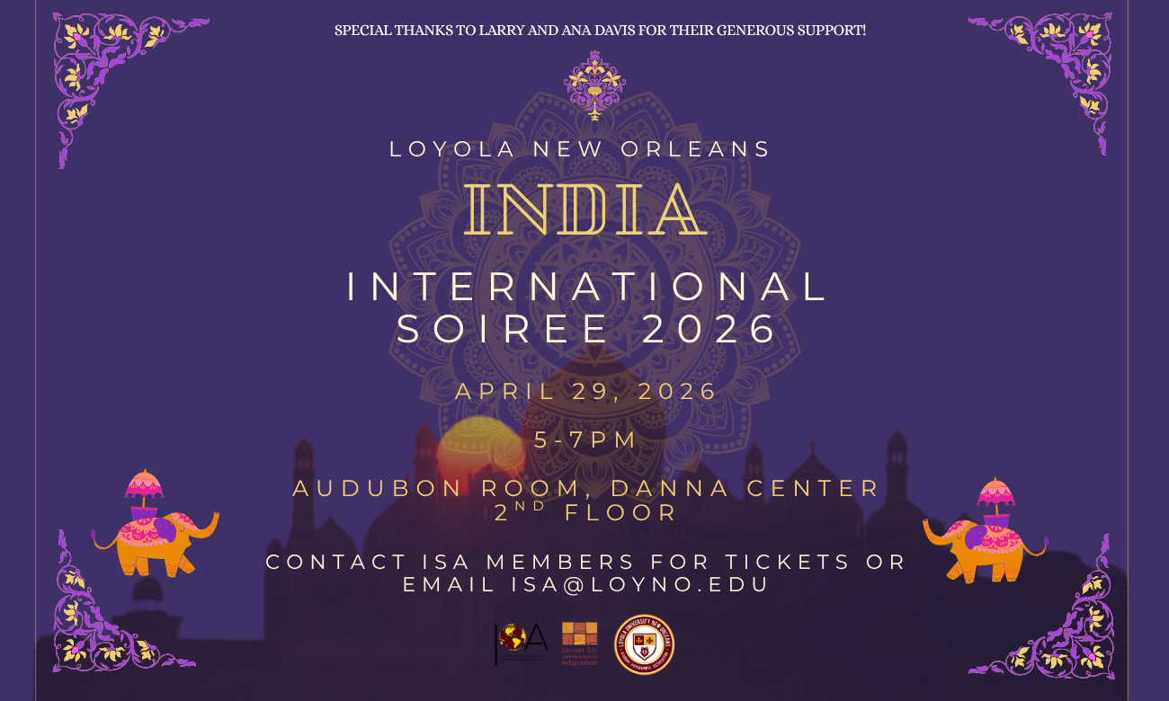 Spring 2026 International Soirée