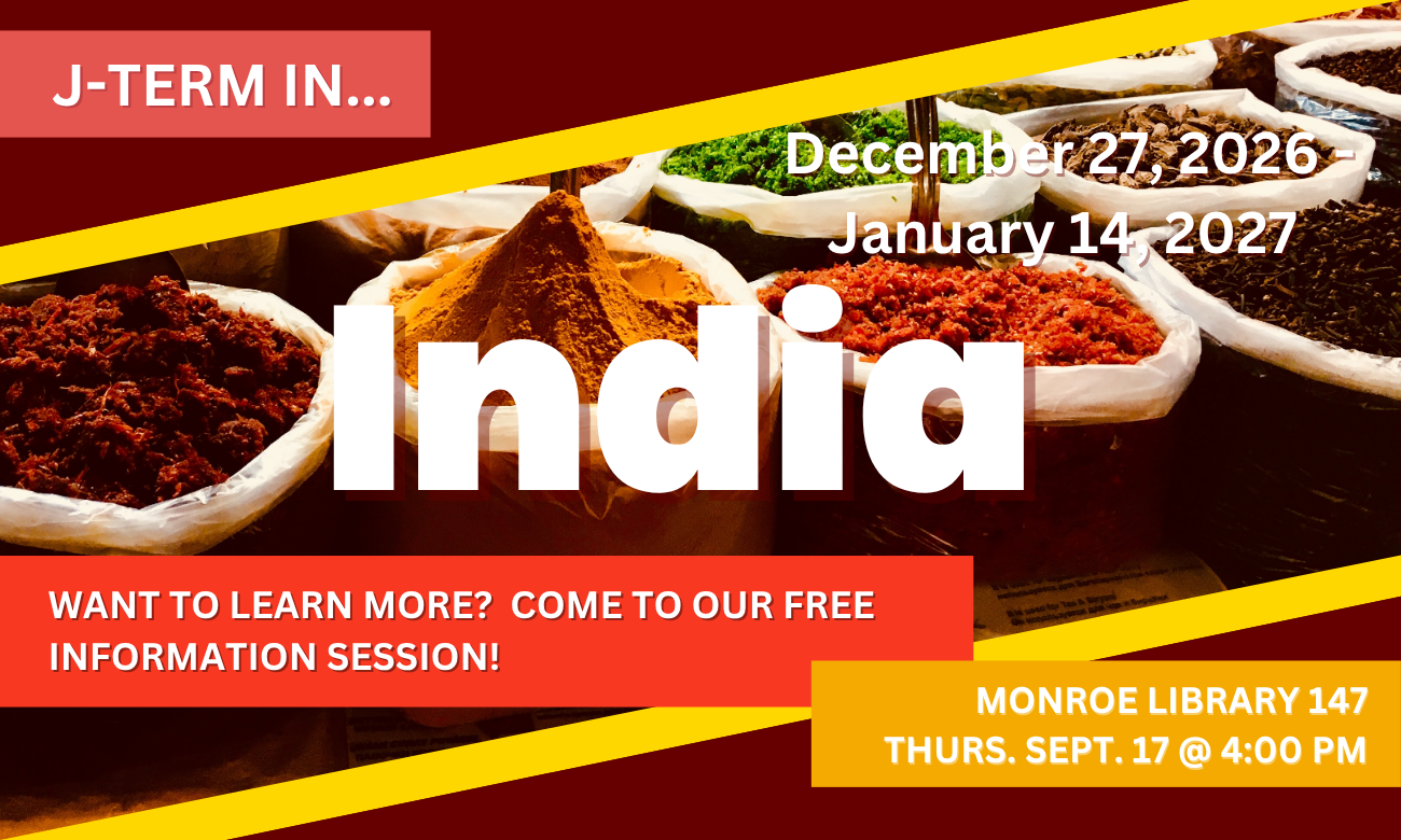 Info Session: India J-Term 2027