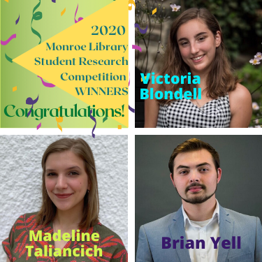 Monroe Library Student Research Competition Winners