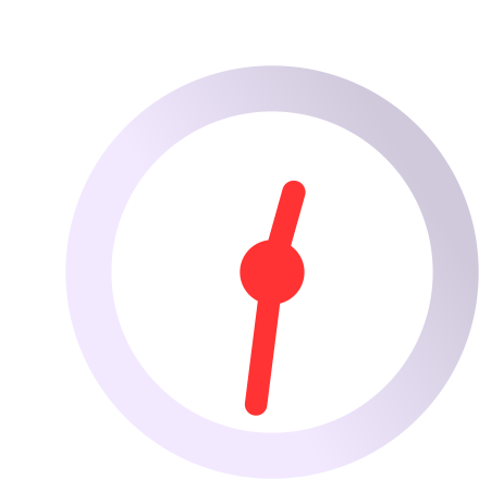 Animated ticking clock