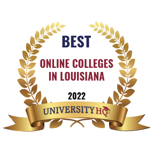 Ranked #4 for the Best Online Degree in Louisiana by University HQ