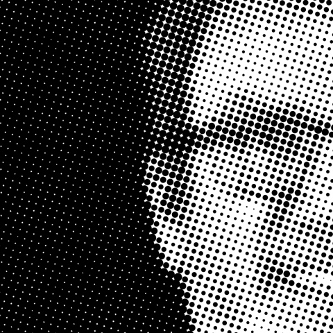 Man, glasses, half face